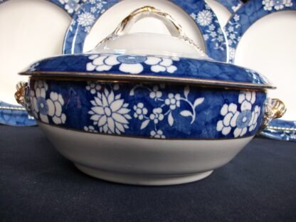 SPODE CRACKED ICE & PRUNUS- COVERED SERVING BOWL