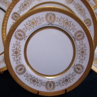 COALPORT LADY ANNE WHITE- SALAD PLATES