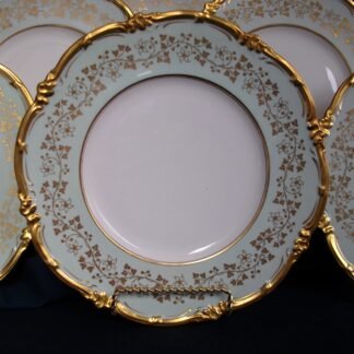 COALPORT CONSORT GREEN V9864- DINNER PLATE