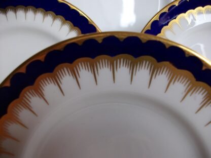COALPORT SPEARPOINT COBALT- BREAD & BUTTER PLATE