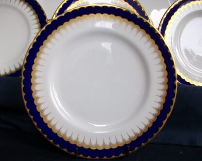 COALPORT SPEARPOINT COBALT- SALAD PLATE