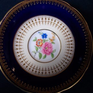 AYNSLEY HATFIELD COBALT- SAUCER FOR TEA CUP