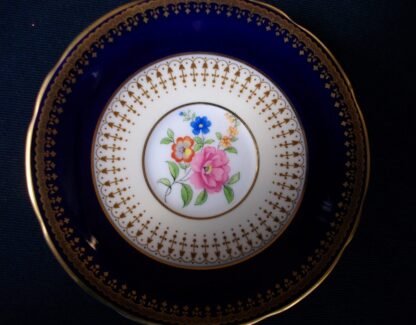 AYNSLEY HATFIELD COBALT- SAUCER FOR TEA CUP