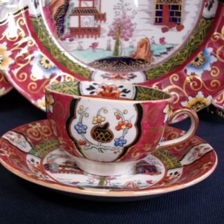 MASON'S CANTON #447- DEMITASSE CUP & SAUCER