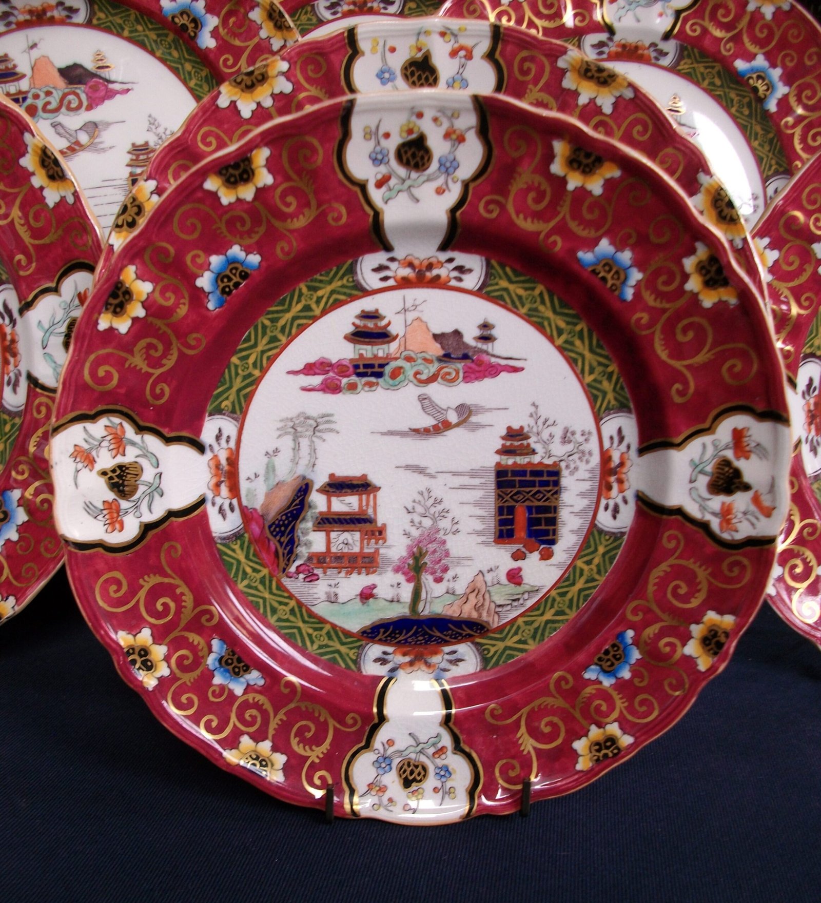 MASON'S CANTON #447- LUNCH PLATES