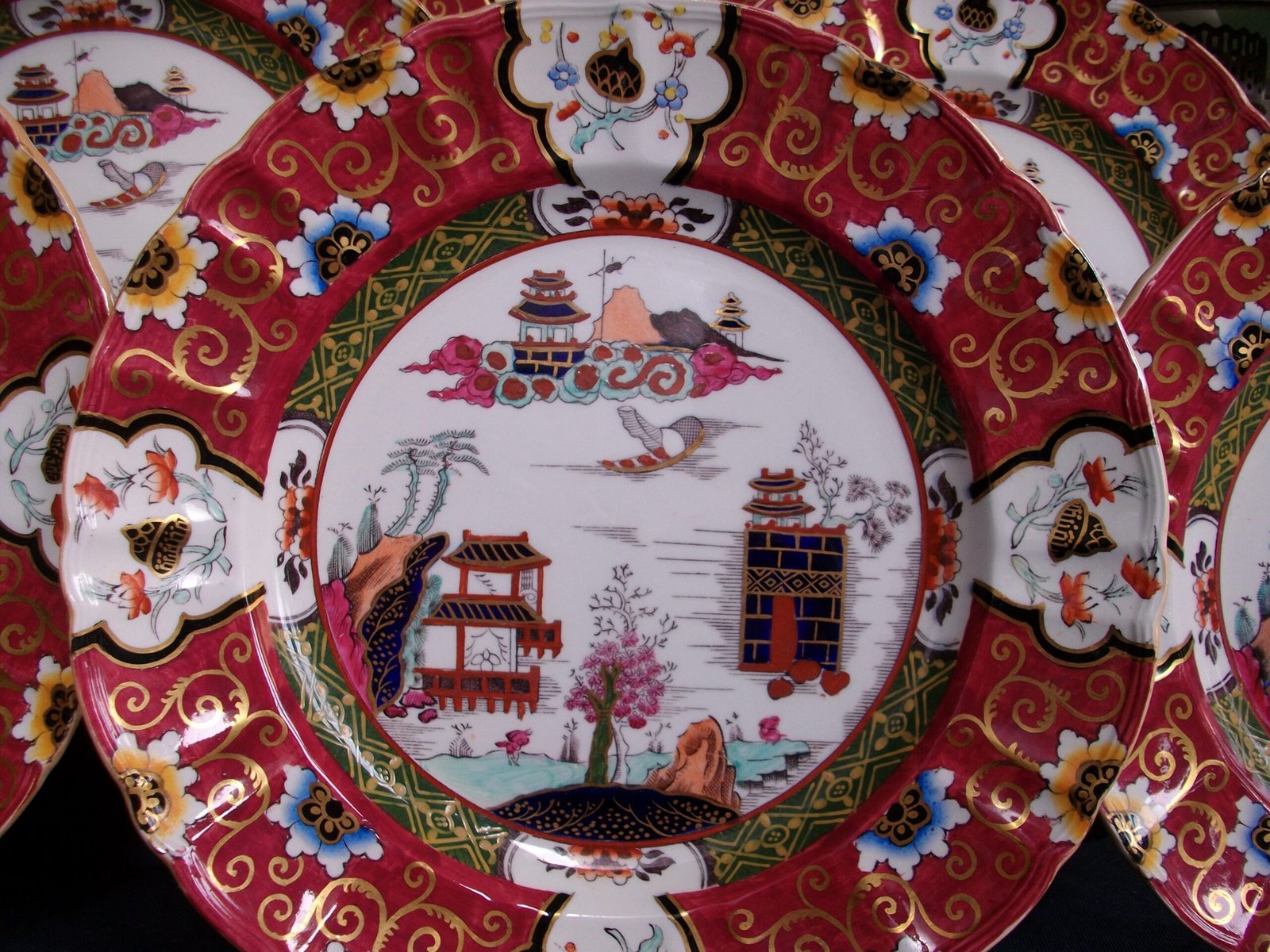 MASON'S CANTON #447- DINNER PLATES