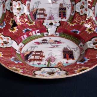 MASON'S CANTON #447- LARGE SOUP PLATES