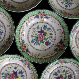 ROYAL DOULTON THE VERNON (GREEN)- BERRY FRUIT BOWLS