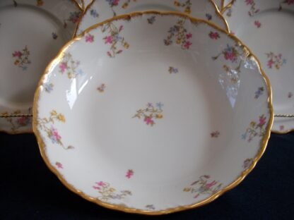 BAWO & DOTTER SCATTERED FLOWERS- ROUND OPEN SERVING BOWL 10"