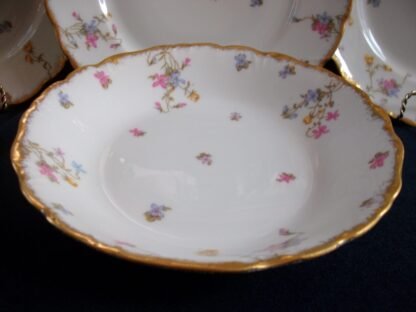 BAWO & DOTTER SCATTERED FLOWERS- COUPE SOUP BOWL