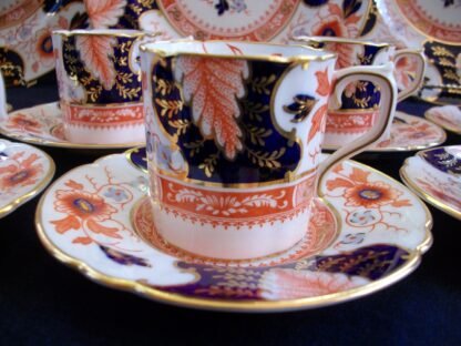 ROYAL CROWN DERBY BATTERSEA- COFFEE CAN & SAUCER
