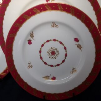 ROYAL WORCESTER GEORGIAN RED (c.1940)  SALAD PLATE- RARE!! EXCELLENT!!