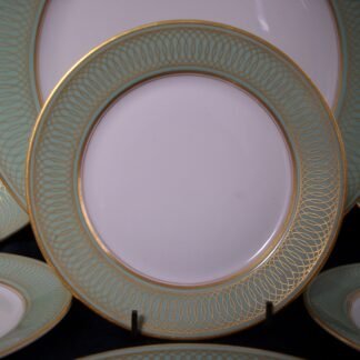 ROSENTHAL SPENCERIAN CELADON GREEN- ART DECO- HELENA #3598 (c.1930's) BREAD & BUTTER PLATE- RARE!! EXCELLENT!!