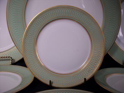 ROSENTHAL SPENCERIAN CELADON GREEN- ART DECO- HELENA #3598 (c.1930's) BREAD & BUTTER PLATE- RARE!! EXCELLENT!!