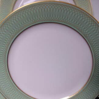 ROSENTHAL SPENCERIAN CELADON GREEN- ART DECO- HELENA #3598 (c.1930's) DINNER PLATE- RARE!! EXCELLENT!!