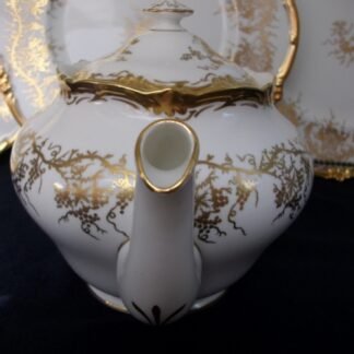 COALPORT KING'S PLATE (c.1960's)  TEAPOT 5 CUPPER- SCALLOPED !! EXCELLENT !!