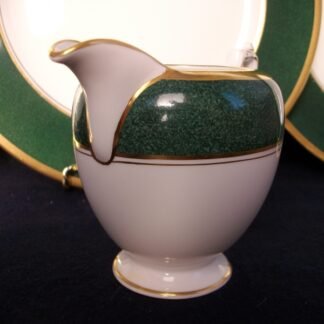 COALPORT ATHLONE GREEN (c.1960's)  CREAMER  8oz-  EXCELLENT !!