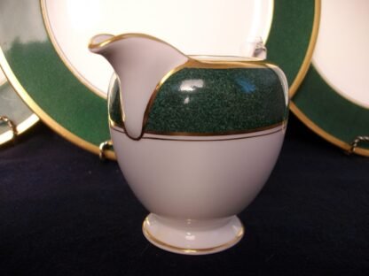 COALPORT ATHLONE GREEN (c.1960's)  CREAMER  8oz-  EXCELLENT !!