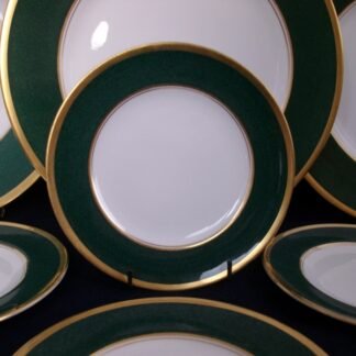 COALPORT ATHLONE GREEN (c.1960's)  BREAD & BUTTER PLATE-  GREAT !!