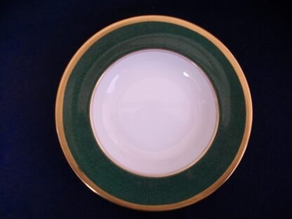 COALPORT ATHLONE GREEN (c.1960's)  RIM SOUP BOWL-  GREAT !! 