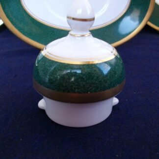 COALPORT ATHLONE GREEN (c.1960's)  LID  FOR COFFEE POT-  EXCELLENT !!