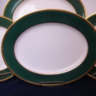 COALPORT ATHLONE GREEN (c.1960's)  SERVING PLATTER 13 1/4 "   GREAT !!