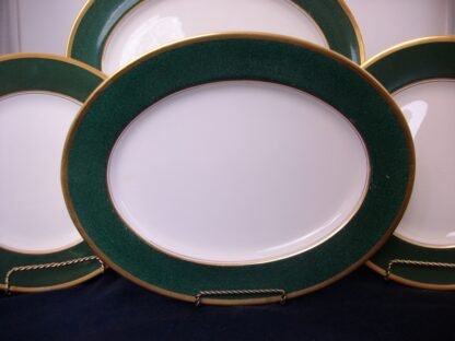 COALPORT ATHLONE GREEN (c.1960's)  SERVING PLATTER 13 1/4 "   GREAT !!