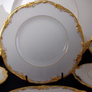 COALPORT EDEN WHITE & GOLD  (c.1950's)  BREAD & BUTTER PLATE  6 1/4" - EXCELLENT!! RARE!!