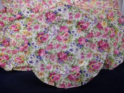 ROYAL WINTON GRIMWADES SUMMERTIME CHINTZ (1951+) SALAD PLATE 7 7/8" ATHENA - EXCELLENT !!