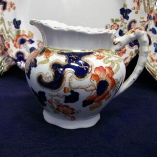 KEELING & CO LTDÂ LOSO WARE- TOKIO-Â IMARI STYLE (c.1909-37)Â CREAMER 8 OZ-Â RARE!! EXCELLENT!!Â
