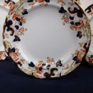 KEELING & CO LTD LOSO WARE- TOKIO- IMARI STYLE (c.1922) SALAD PLATE 7 5/8"  #1 - RARE!! EXCELLENT!!  Â