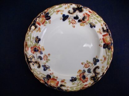 KEELING & CO LTD LOSO WARE- TOKIO- IMARI STYLE (c.1922) SALAD PLATE 7 5/8" #2 - RARE!! EXCELLENT!!