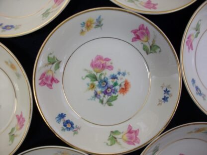 SYRACUSE ABERDEEN CHINA- ABE1 DRESDEN FLOWERS (c.1950's) BERRY BOWL 5 1/16" - SMOOTH- EXCELLENT !! RARE !!