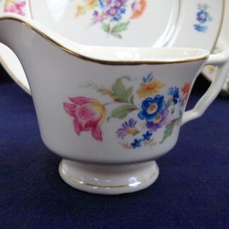 SYRACUSE ABERDEEN CHINA- ABE1  DRESDEN FLOWERS (c.1950's) CREAMER  4oz   - SMOOTH-  EXCELLENT !!  RARE !!