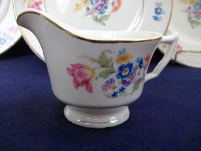 SYRACUSE ABERDEEN CHINA- ABE1 DRESDEN FLOWERS (c.1950's) CREAMER 4oz - SMOOTH- EXCELLENT !! RARE !!
