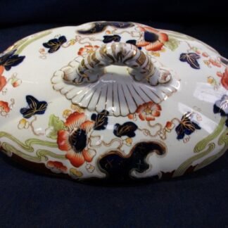 KEELING & CO LTD LOSO WARE- TOKIO- IMARI STYLE (c.1909-37) LID FOR OVAL COVERED SERVING BOWL- RARE!! EXCELLENT!!  Â