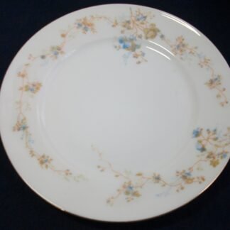 BAWO & DOTTER (ELITE WORKS)  LIMOGES-  AUTUMN VINE BLUE FLORAL (c.1896-1900)  LUNCHEON PLATE  8  1/2"-  RARE!! EXCELLENT!!