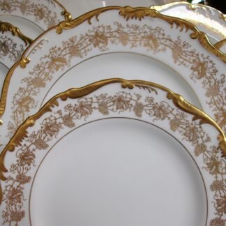 COALPORT HAZELTON WHITE (c.1950's-60's)- SALAD PLATE(s)- EXCELLENT!!
