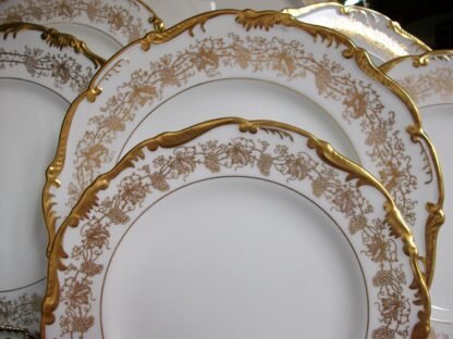 COALPORT HAZELTON WHITE (c.1950's-60's)- SALAD PLATE(s)- EXCELLENT!!